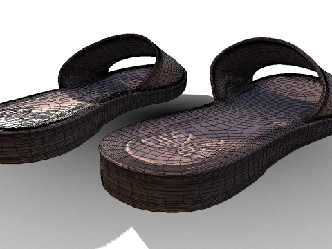 Slippers Model 3D