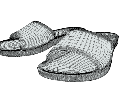 Slippers Model 3D