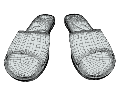 Slippers Model 3D