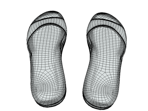 Slippers Model 3D