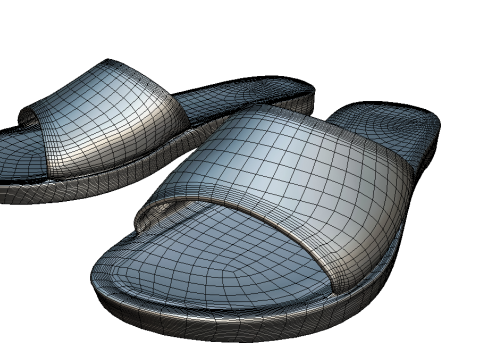 Slippers Model 3D