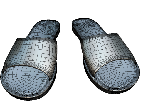 Slippers Model 3D