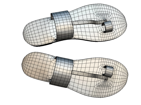 Style Slippers Womens Modelo 3D