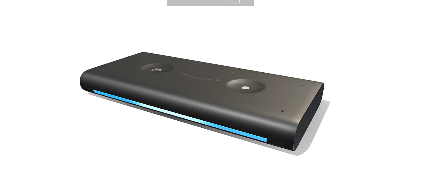 Amazon Echo Auto 3D Model .c4d .max .obj .3ds .fbx .stl .blend 