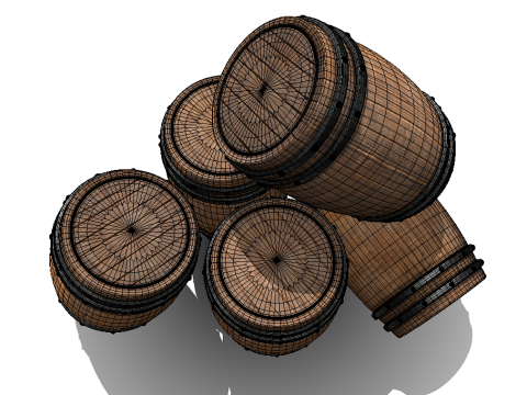 Barrel 3D-Modell