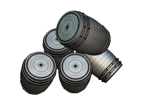 Barrel 3D-Modell