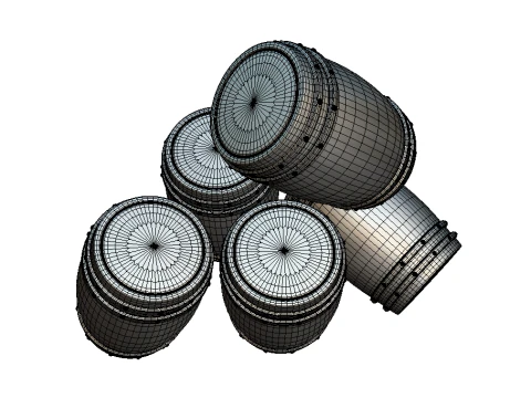 Barrel 3D Model