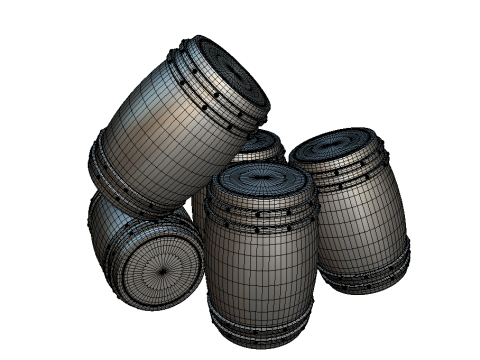 Barrel 3D-Modell