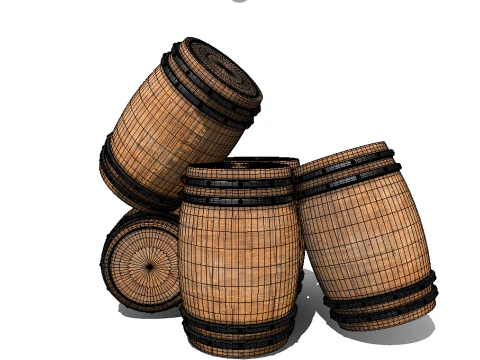 Barrel 3D Model