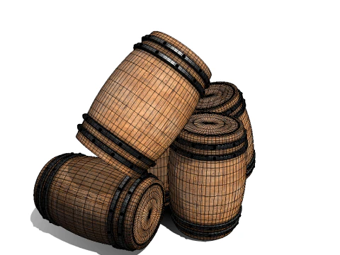 Barrel 3D Model