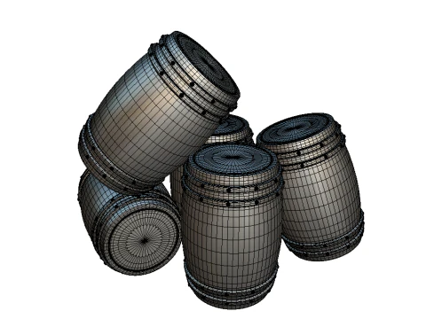 Barrel 3D Model