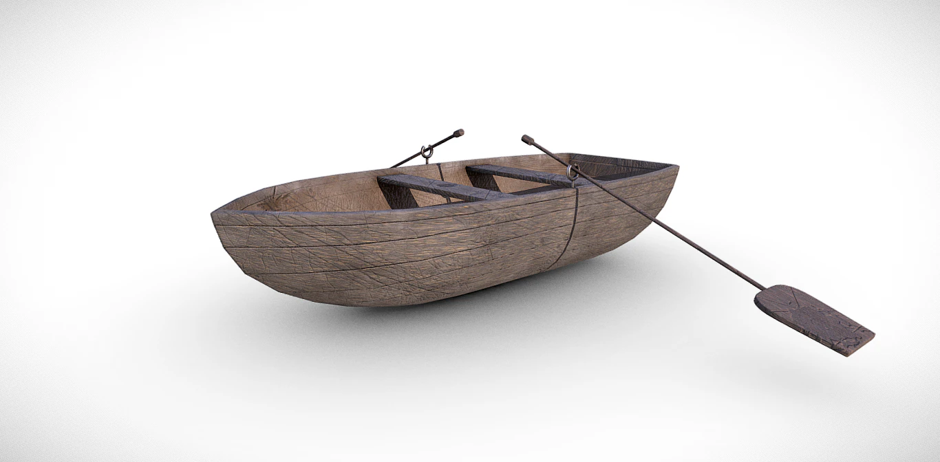 Boat 3D Model .c4d .max .obj .3ds .fbx .stl .blend 