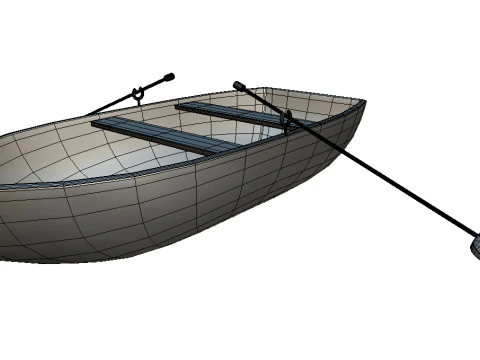 Boat 3D Model