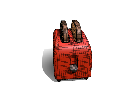 Toaster 3D मॉडल
