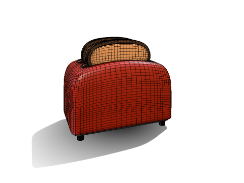 Toaster 3D मॉडल