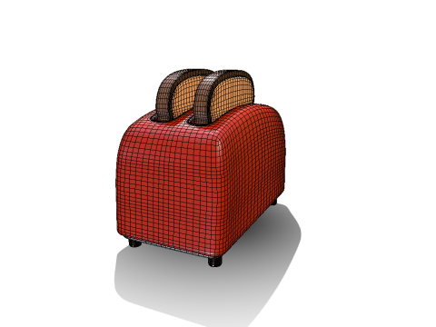 Toaster 3D मॉडल
