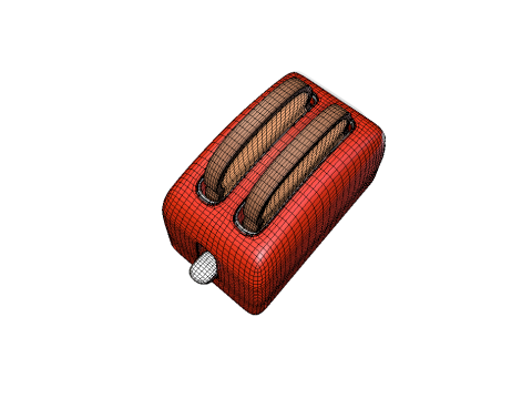 Toaster 3D मॉडल