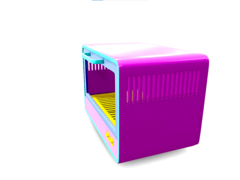Electric Toaster Oven Cartoon 3D Model