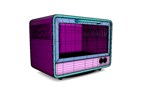 Electric Toaster Oven Cartoon 3Dモデル