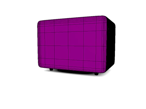 Electric Toaster Oven Cartoon 3D Model