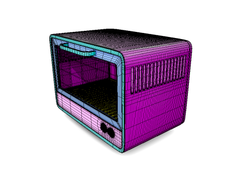Electric Toaster Oven Cartoon 3Dモデル