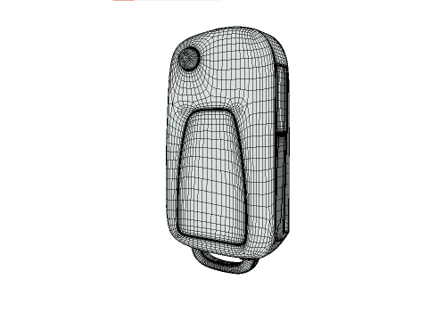 MG Car key 3D Model