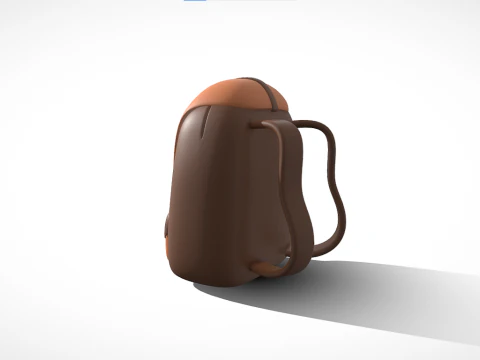 School Bag 3D Model