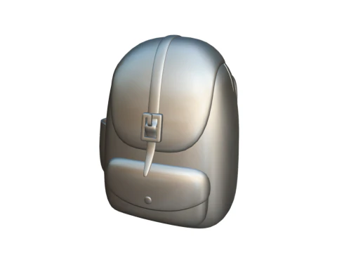School Bag 3D Model