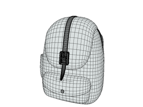 School Bag Modèle 3D