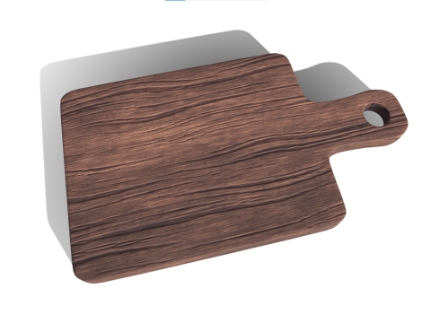 Wooden Vegetable Cutting Board Modelo 3D