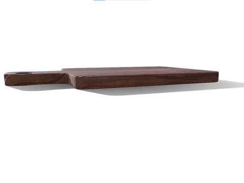 Wooden Vegetable Cutting Board 3D Model