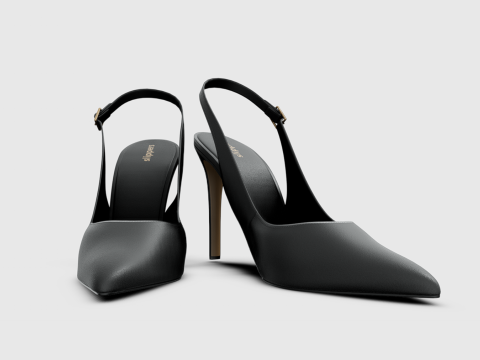 Stessysling High Heels Stylish Womens Footwear Modèle 3D