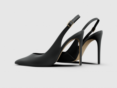 Stessysling High Heels Stylish Womens Footwear Modèle 3D