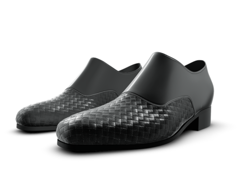 Mens Formal Shoes Realistic 3D Model
