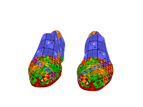 Mens Formal Shoes Realistic 3D Модель