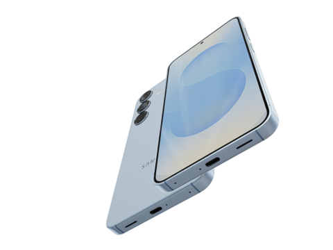 Samsung Galaxy S25 Silver High-Quality Smartphone 3D मॉडल