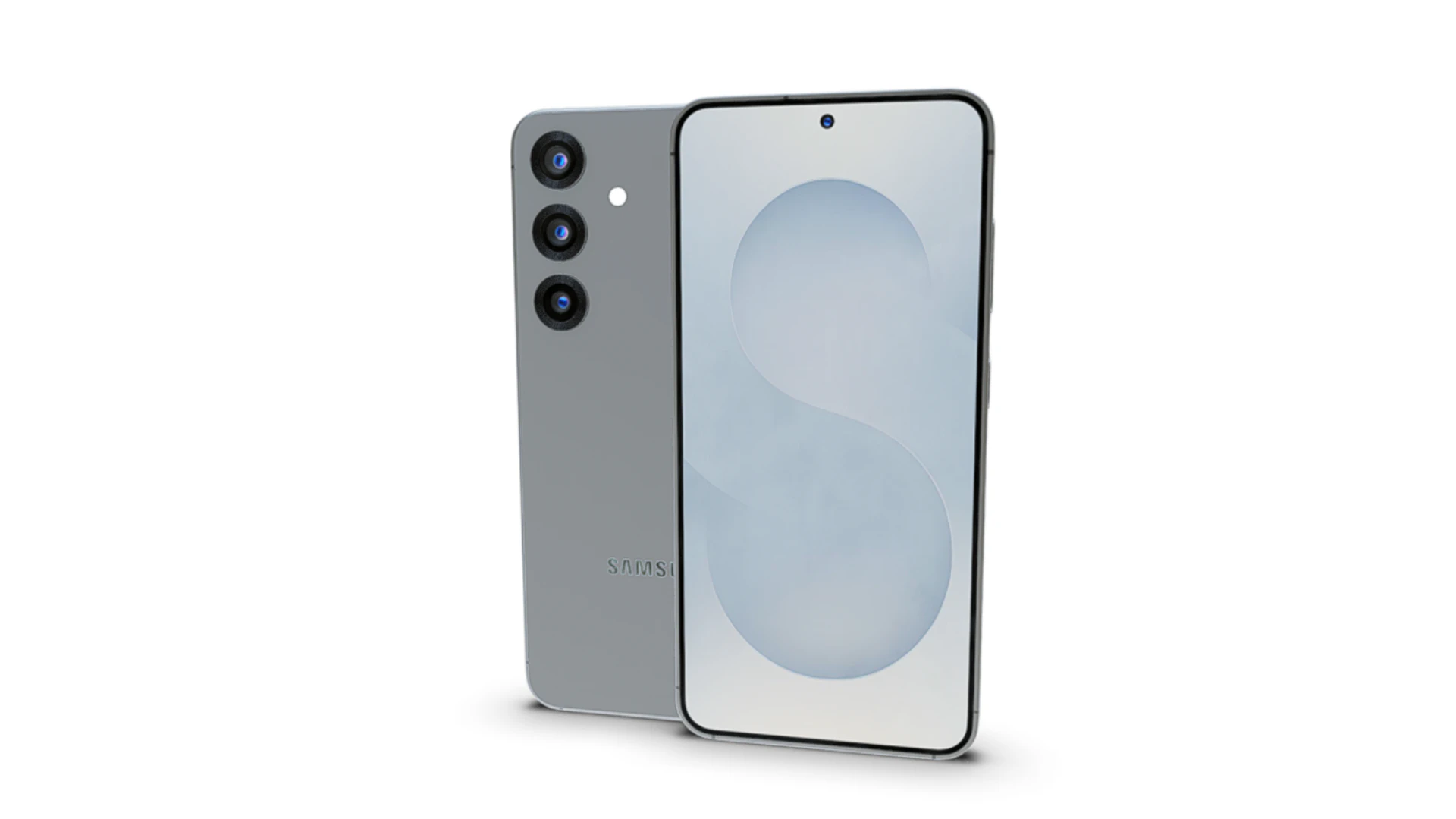 Samsung Galaxy S25 Silver 3D Model .c4d .max .obj .3ds .fbx .stl .blend 