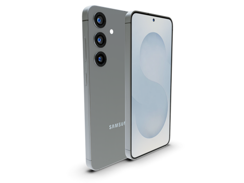 Samsung Galaxy S25 Silver 3D Model