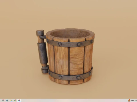 Viking Mug 3D Model