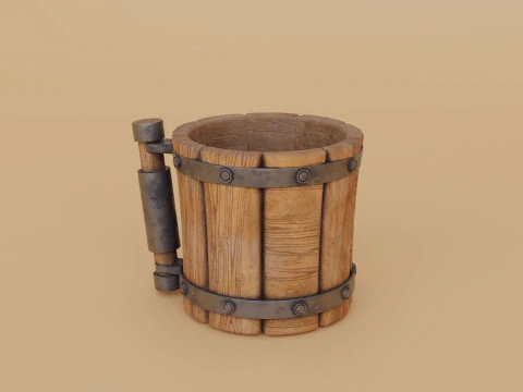 Viking Mug 3D Model
