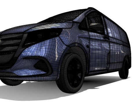 Mercedes Benz Vito Panel Van L2 3D Model