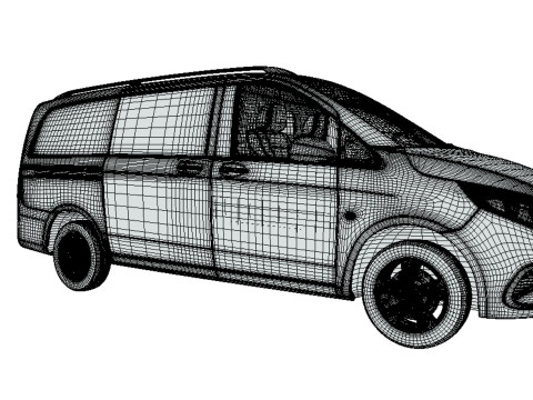 Mercedes Benz Vito Panel Van L2 3D Model