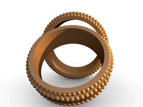 Bracelet en or Modèle 3D
