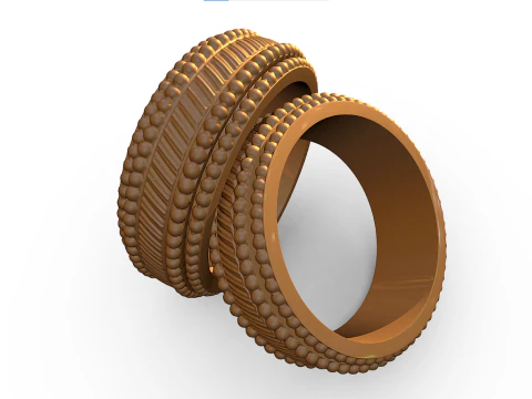 Bracelet en or Modèle 3D