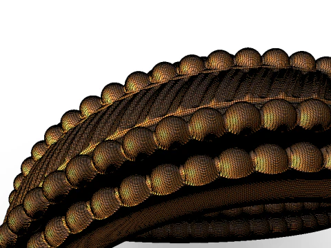 Bracelet en or Modèle 3D