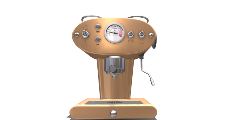 M&aacute;quina de caf&eacute; Modelo 3D .c4d .max .obj .3ds .fbx .stl .blend 
