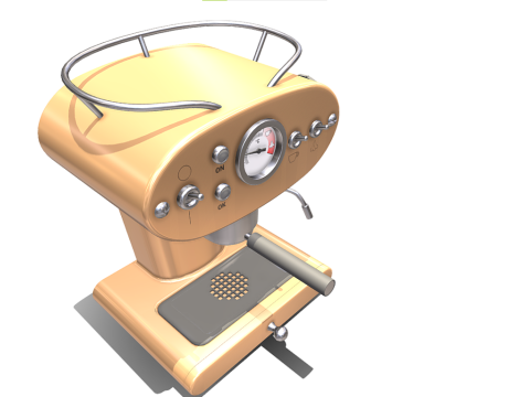 M&aacute;quina de caf&eacute; Modelo 3D