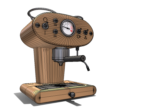 M&aacute;quina de caf&eacute; Modelo 3D