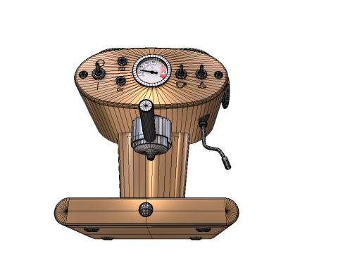 M&aacute;quina de caf&eacute; Modelo 3D