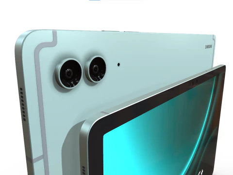 Galaxy Tab S9 FE Plus 3D Model